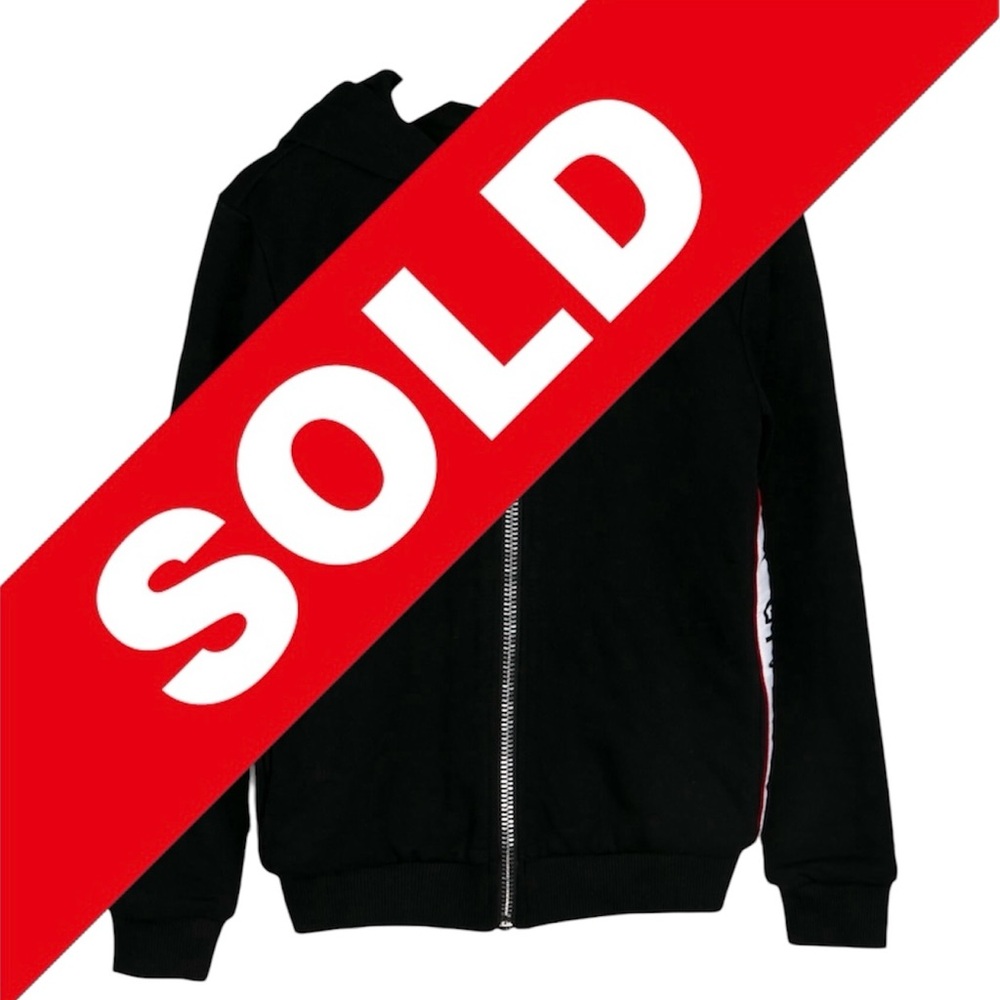 Givenchy Black Zip Up Track Jacket